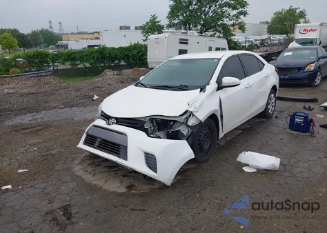 2016 Toyota Corolla Le из США, поврежденный, VIN 2T1BURHEXGC570976